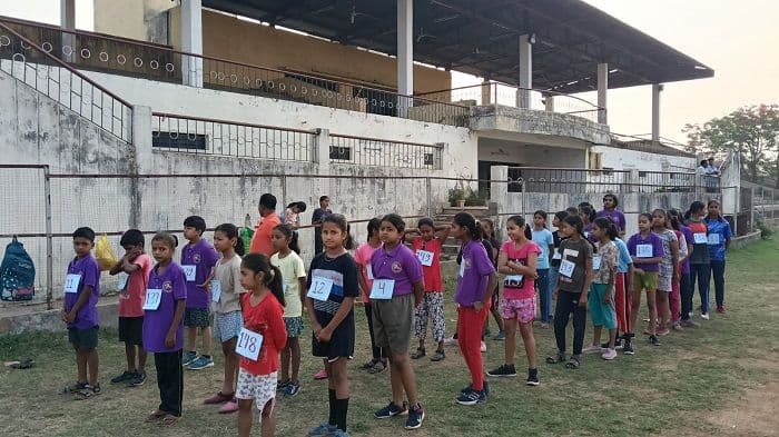 खेलो इंडिया एथलेटिक्स प्रशिक्षण केंद्र में सलेक्शन को हुआ ट्रायल का  आयोजन