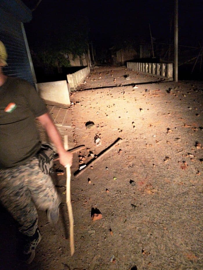 मुफस्सिल थाने के देवतल्ला में दो पक्षों में पुरानी रंजिश को ले हुई पत्थर बाजी,  आरोपियों की तलाश में जुटी पुलिस