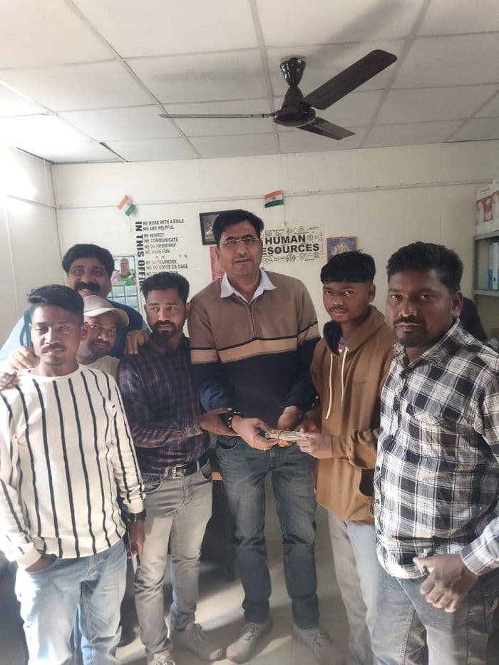 डीबीएल सेंट्रल कॉल कंपनी ने उभरते खिलाड़ी को दिया आर्थिक सहयोग