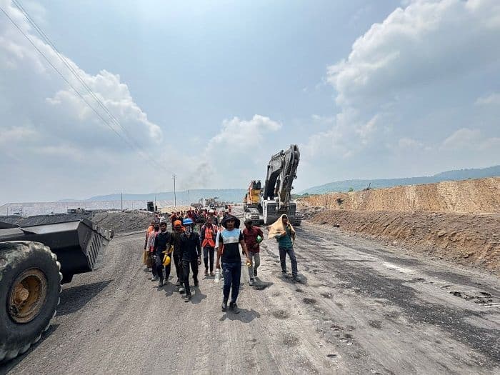 नॉर्थ कॉल ब्लॉक में दूसरे दिन भी माइनिंगऔर ट्रांसपोर्टिंग रहा ठप, आज होगी त्रिपक्षीय वार्ता