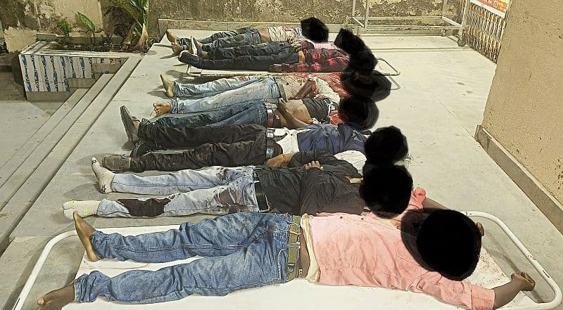 सड़क हादसा में आठ बारातियों की मौत, दो की हालत गंभीर