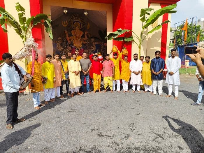 रेलवे मैदान में धूमधाम से मनाई गई गणेश महोत्सव, भजन संध्या हुई आयोजित