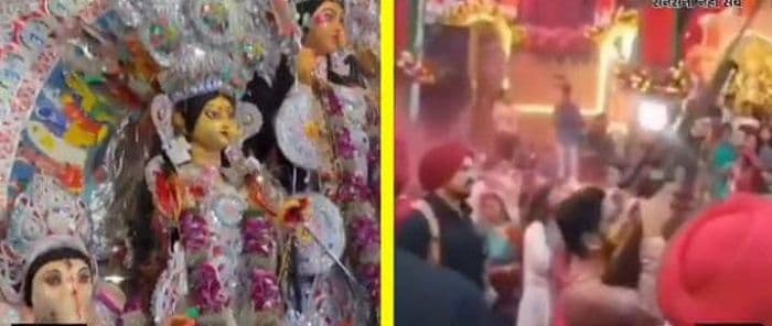 गिरिडीह में लाइसेंसी हथियारों का दुरुपयोग : मिर्जागंज दुर्गा मंडप में शस्त्र पूजन के बाद फिर हवाई फायरिंग, बॉडीगार्ड पर आरोप
