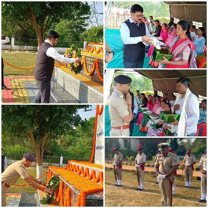 पुलिस संस्मरण दिवस पर वीर शहीदों को नमन