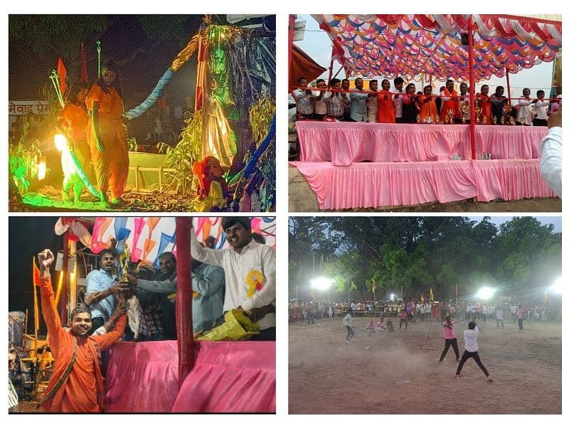 पलाण्डू में रामनवमी मेला का आयोजन, दर्जनों अखाड़ों के रामभक्त हुवे शामिल युवा क्लब सदबहिया को मिला प्रथम पुरस्कार