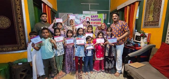 ईद की खुशियों में रंगे बच्चे: आईफा इंटरनेशनल में ईद कार्ड मेकिंग प्रतियोगिता का आयोजन