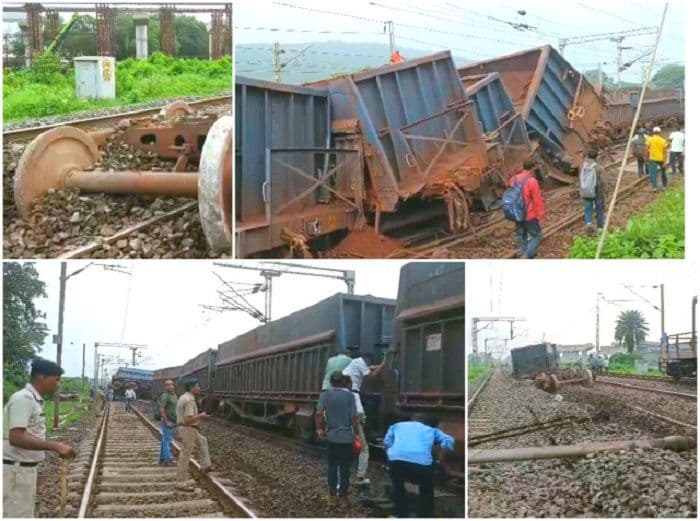 चांडिल में बड़ा रेल हादसा, दो मालगाड़ियों की टक्कर, कई डिब्बे पटरी से उतरे, यात्री ट्रेन होती तो हो सकती थी बड़ी त्रासदी, रेल परिचालन ठप