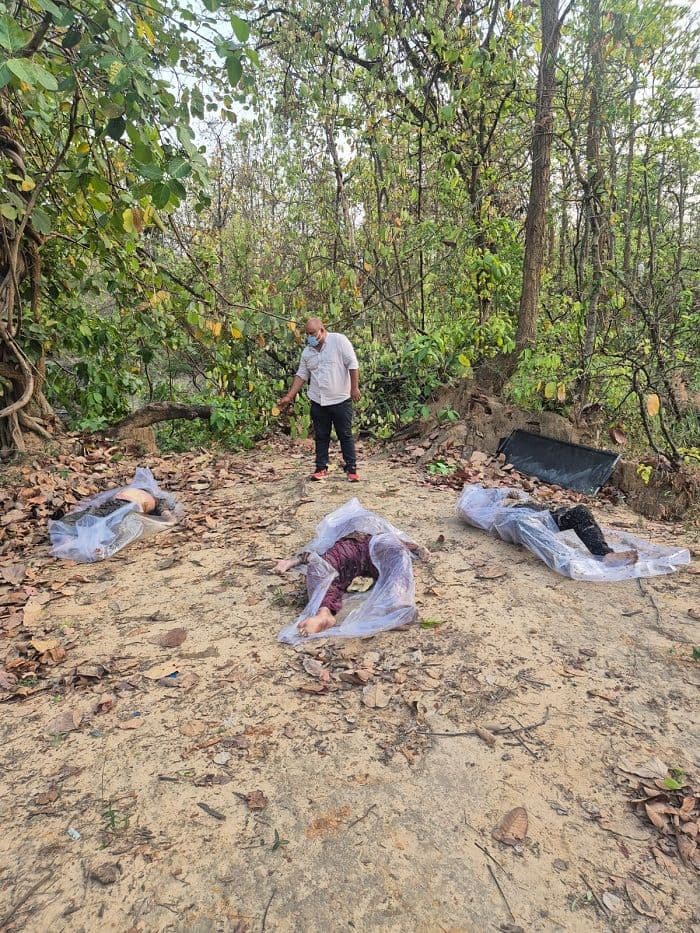 हजारीबाग में सनसनी, पौता जंगल से 3 शव बरामद, 23 अप्रैल से लापता, मोसेरी बहनों और ममेरे भाई की हत्या