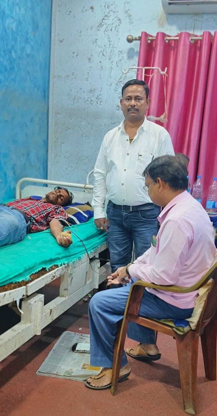 जिला परिषद प्रतिनिधि ने 13 वर्षीय पिंकी के लिए दो यूनिट ब्लड व्यवस्था कर बचाई जान
