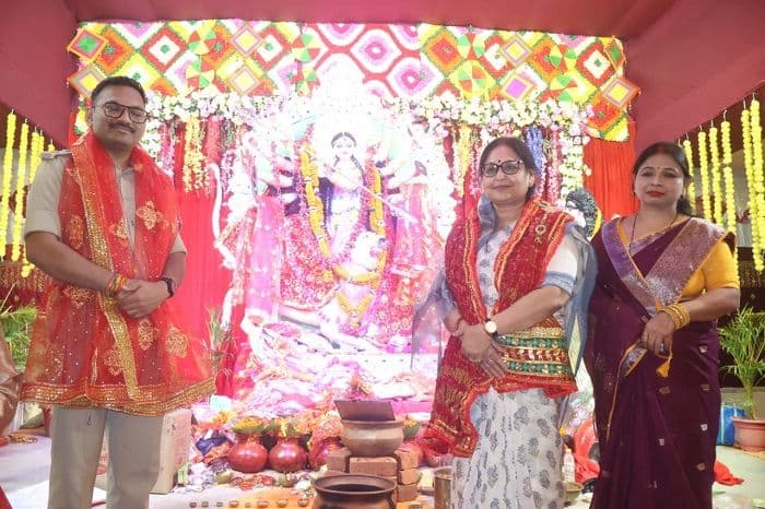 सिमडेगा में रामनवमी पर्व को लेकर सुरक्षा और पूजा व्यवस्थाओं का निरीक्षण, देवी गुड़ी पूजा पंडाल में आशीर्वचन