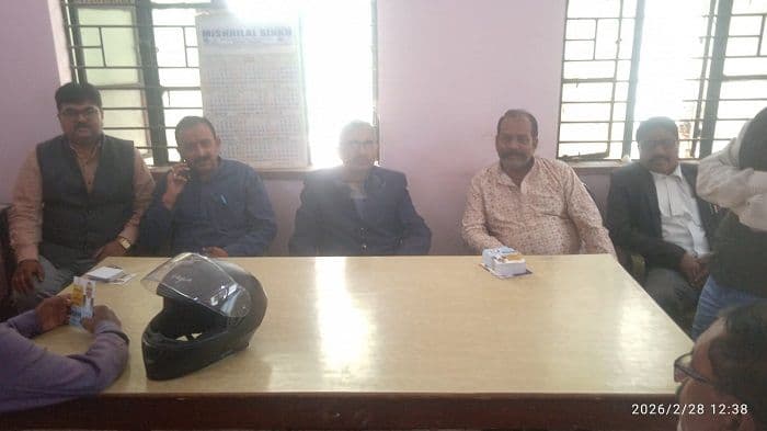 चाईबासा बार एसोसिएशन में मनोज कुमार चौबे का जोरदार स्वागत