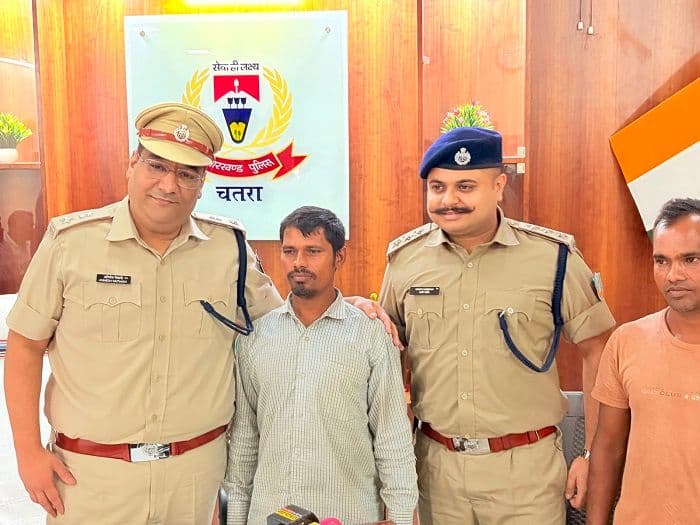 चतरा में किडनैप युवक बिहार से सकुशल बरामद: कुख्यात दो अपराधी गिरफ्तार