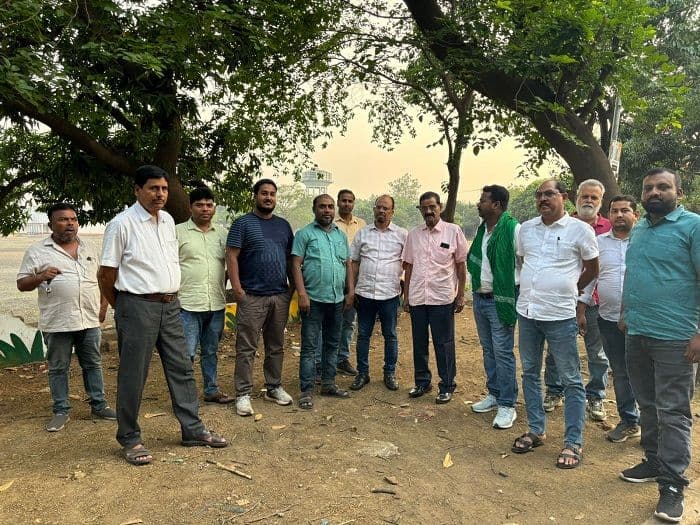 जिला अध्यक्ष ने धरना स्थल का किया चयन 9 को झामुमो देगी धरना