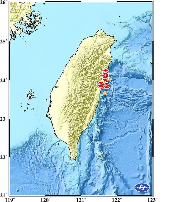 ताइवान में शक्तिशाली भूकंप के झटके