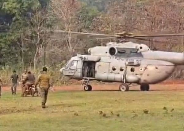 सारंडा जंगल मुठभेड़: चार जवान घायल, हेलीकॉप्टर से रांची लाए गए