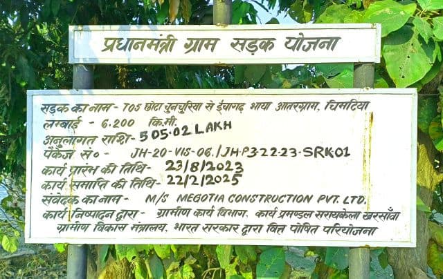 प्रधानमंत्री ग्राम सड़क योजना में गड़बड़ी जारी, निर्माण कार्य तय समय पर नहीं हुआ पूरा, ग्रामीणों में आक्रोश