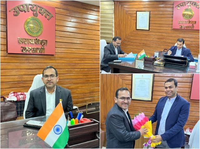सरायकेला-खरसावां को मिला नया उपायुक्त, नितीश कुमार सिंह ने संभाला पदभार