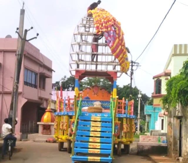 सरायकेला में भगवान जगन्नाथ की रथयात्रा की तैयारियां पूर्ण, 26 जून को होगा नेत्र उत्सव