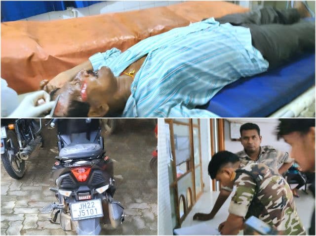 काकड़ा मोड़ पर स्कूटी की टक्कर से साइकिल सवार युवक गंभीर रूप से घायल