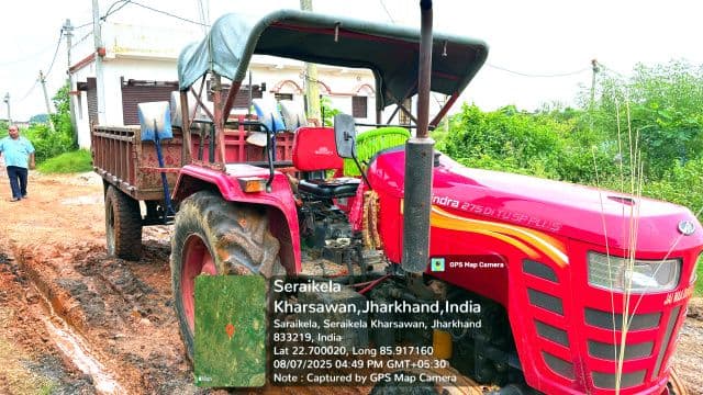अवैध बालू परिवहन करते एक ट्रैक्टर जब्त, सरायकेला प्रशासन की बड़ी कार्रवाई