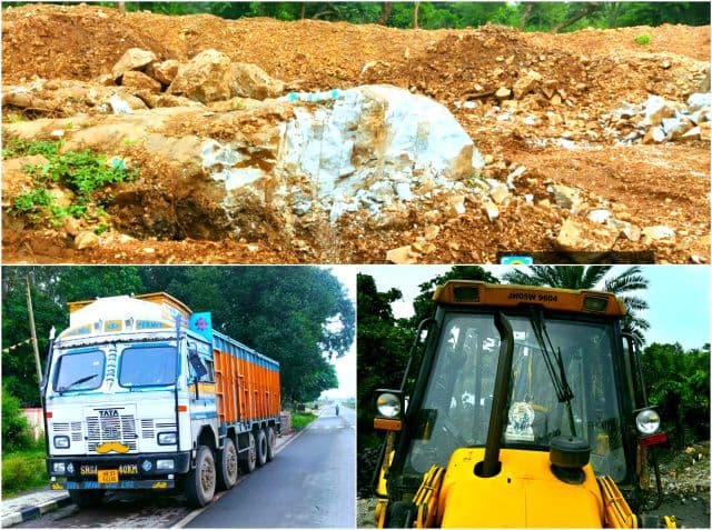 झिमरी क्षेत्र में अवैध क्वार्टजाइट खनन पर प्रशासन की बड़ी कार्रवाई