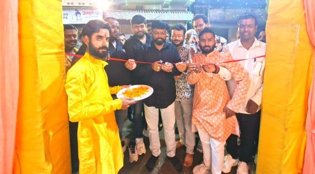 जमालपुर सतबहिनी में श्री श्री सार्वजनिक जन्माष्टमी पूजा पंडाल का उद्घाटन, बड़ी संख्या में ग्रामीणों की उपस्थिति