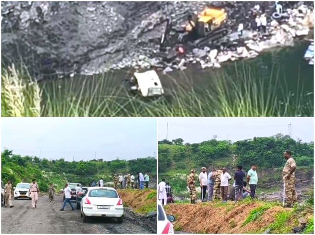 बीसीसीएल एरिया-4 में बड़ा हादसा, सर्विस वैन 400 फीट गहरी खाई में गिरी