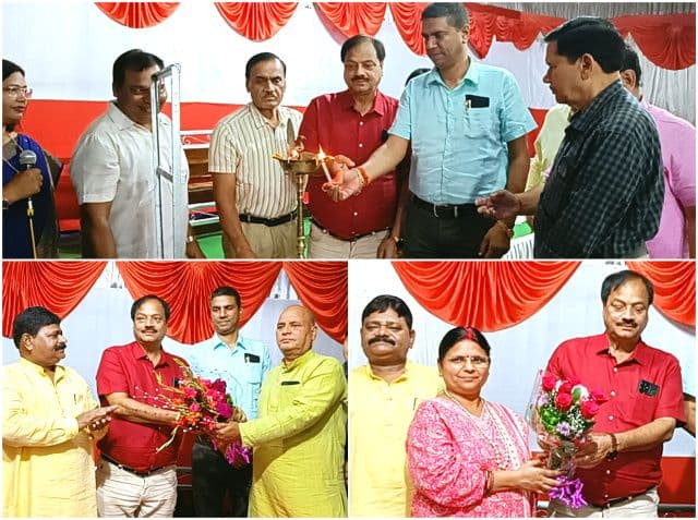 ब्रम्हर्षि विकास मंच के विजया मिलन सह सम्मान समारोह में शिक्षाविद् मदन मोहन सिंह सम्मानित