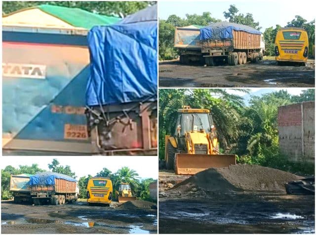 नीमडीह थाना से गायब हुआ जब्त अवैध बालू लदा हाइवा, प्रशासनिक मिलीभगत पर उठे सवाल