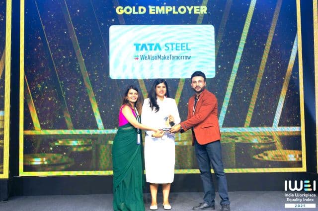 समावेशी कार्यसंस्कृति की मिसाल बना टाटा स्टील, IWEI-2025 में फिर मिला गोल्ड मान्यता