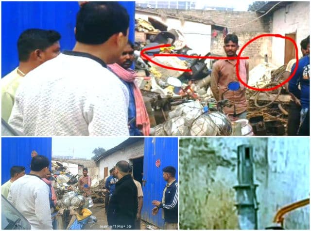 अवैध स्क्रैप टाल में रखा सरकारी नलकूप ‘नजरअंदाज’! निरीक्षण में अंचल अधिकारी की भूमिका पर उठे सवाल