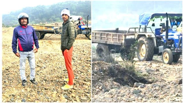 सिविल ड्रेस में घात लगाकर कपाली ओपी प्रभारी ने पकड़े अवैध बालू ट्रैक्टर, खनन माफियाओं में हड़कंप