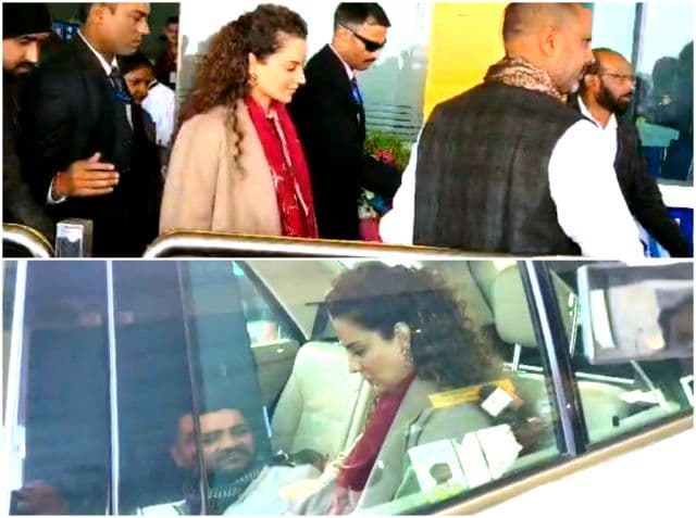 देवघर पहुंचीं सांसद कंगना रनौत, भाजपा कार्यकर्ताओं ने किया जोरदार स्वागत