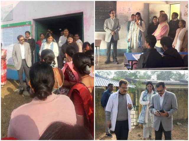 आकांक्षी प्रखंड कार्यक्रम के तहत केंद्रीय प्रभारी का व्यापक निरीक्षण, जमीनी सेवाओं की परखी हकीकत