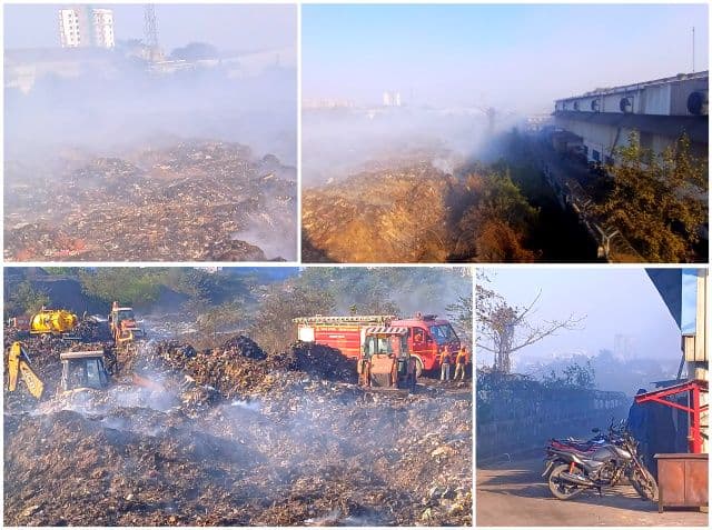 आदित्यपुर इंडस्ट्रियल एरिया की डंपिंग साइट में भीषण आग, जहरीले धुएं से औद्योगिक क्षेत्र प्रभावित