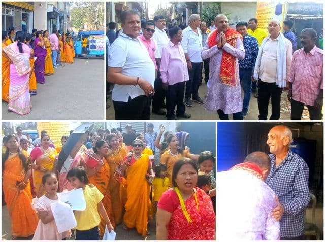 वार्ड 23 में प्रवीण सिंह के समर्थन में विशाल पदयात्रा, गूंजे बदलाव के नारे