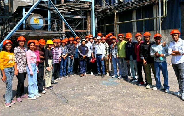 आधुनिक ग्रुप की पदमपुर पावर प्लांट में एनआईटी छात्रों का औद्योगिक दौरा, गुणवत्ता प्रबंधन का लिया व्यावहारिक ज्ञान