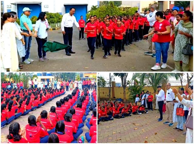 महिला दिवस पर फिट इंडिया मूवमेंट के तहत 5 किमी दौड़, कस्तूरबा विद्यालय की रिया कुमारी रही प्रथम