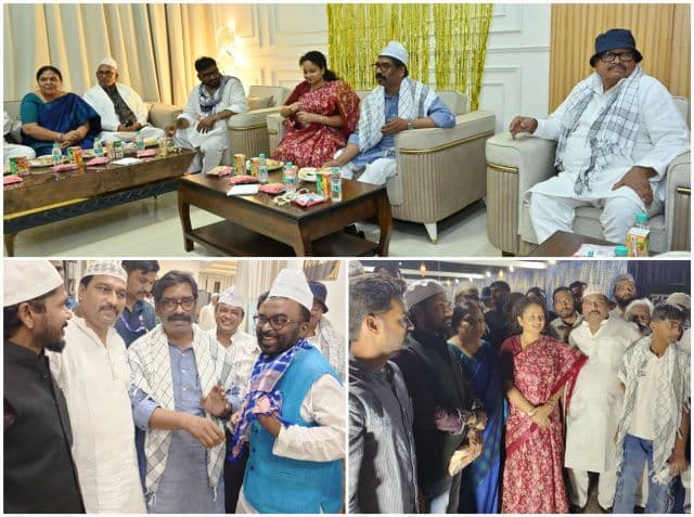 रांची में स्वास्थ्य मंत्री इरफान अंसारी के आवास पर दावत-ए-इफ्तार, मुख्यमंत्री हेमंत सोरेन ने दी रमजान की मुबारकबाद