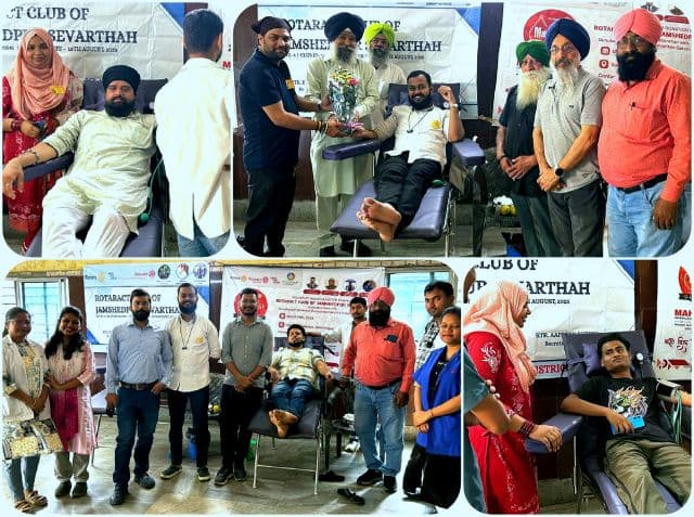 सिख नववर्ष पर साकची गुरुद्वारा में रक्तदान शिविर आयोजित, 48 यूनिट रक्त संग्रहित