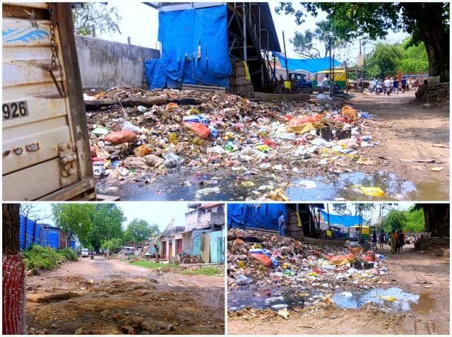 आदित्यपुर वार्ड-20 की सड़क बनी कचरा घर, गुमटी बस्ती में बदहाल सफाई व्यवस्था पर उठे सवाल