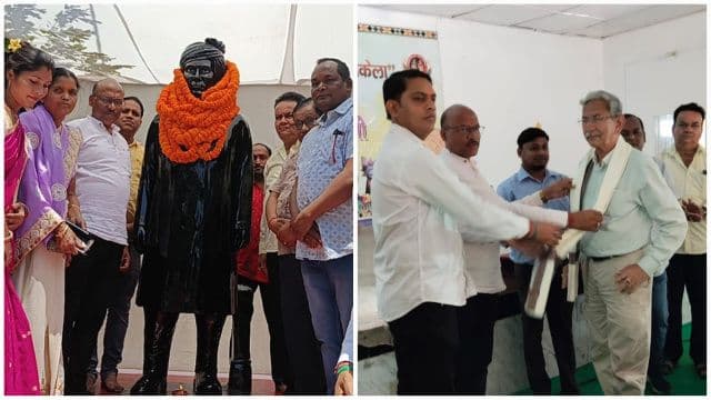 कुंवर विजय प्रताप सिंह देव की प्रतिमा का अनावरण, छऊ को वैश्विक मंच तक ले जाने का संकल्प