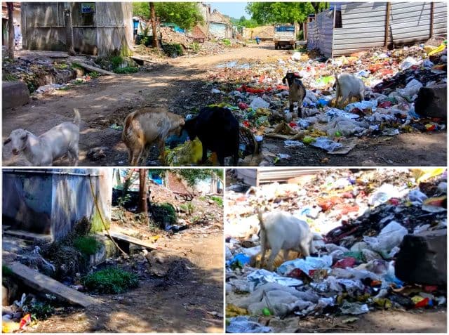 गुमटी बस्ती में गंदगी का अंबार, डीप बोरिंग खराब - पानी और सफाई को लेकर बढ़ी परेशानी