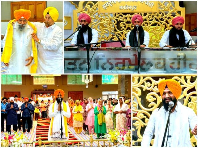 खालसा सृजना दिहाड़े पर साकची गुरुद्वारा में उमड़ी श्रद्धा, विकास कार्यों के लिए निशान सिंह सम्मानित