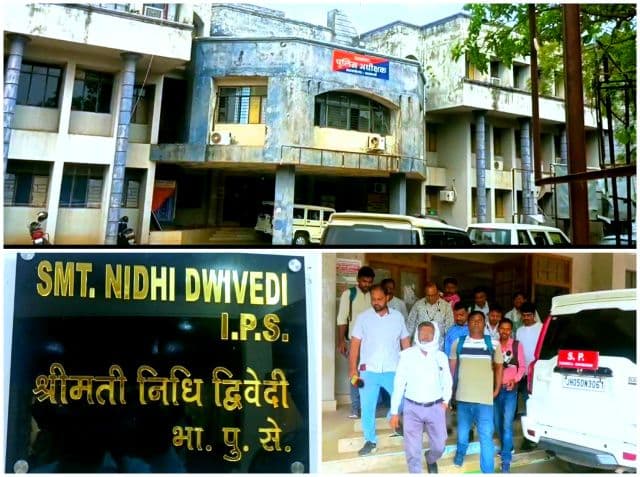 एसपी निधि द्विवेदी के रवैये के विरोध में पत्रकारों ने प्रेस कॉन्फ्रेंस का किया बहिष्कार