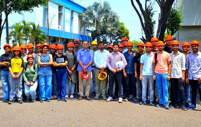 आधुनिक पावर में एनआईटी जमशेदपुर के छात्रों का औद्योगिक दौरा, पावर प्लांट संचालन को करीब से समझा