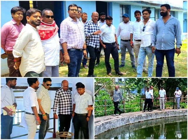 पेयजल संकट के स्थायी समाधान की दिशा में नगर पंचायत सक्रिय, डब्ल्यूटीपी का हुआ विस्तृत निरीक्षण