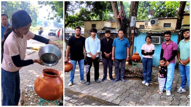 भीषण गर्मी में राहत की सौगात, “ठंडक 3.0” के तहत शहरभर में लगाए गए मटके