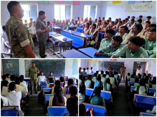 उत्क्रमित उच्च विद्यालय चिल्गु में जागरूकता अभियान, छात्रों को साइबर अपराध और बाल विवाह से बचाव की दी गई जानकारी