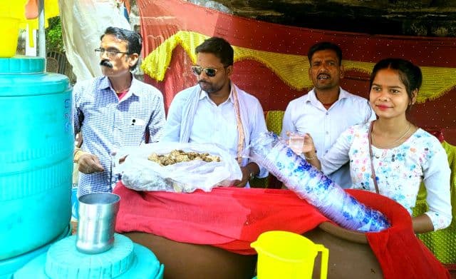 भीषण गर्मी में मानवता की मिसाल, राहगीरों के लिए राहत बनी पनशाला